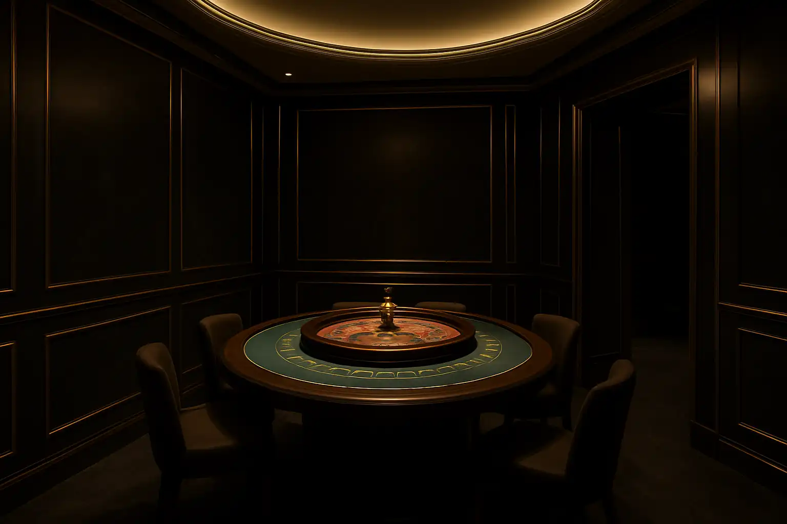 Riderbet Casino gold emblem on a black marble background representing the brand's VIP identity